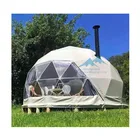 Tent Dome Glamping Tent 5m Outdoor Coffee Igloo House Transparent Clear Glamping Geodesic Dome Tent