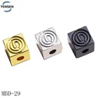 Beads And Accessories Custom Personalized Logo Beads Accessory Maker Handmade Zinc Alloy Movable Pendant For Jewelry
