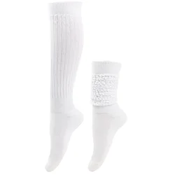 Slouch Socks Women Towel Bottom Knee High Knit Style Scrunched Sock Solid Lady Calf Thermal Pile Socks