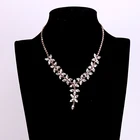 Diamond Europe And The United States Full Of Diamond Water Drop Fashion Necklace Personality Versatile