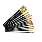 Artist Manufacturers Supply Multi-Size Wooden Handle Artist Brush Set With Useful For Painting