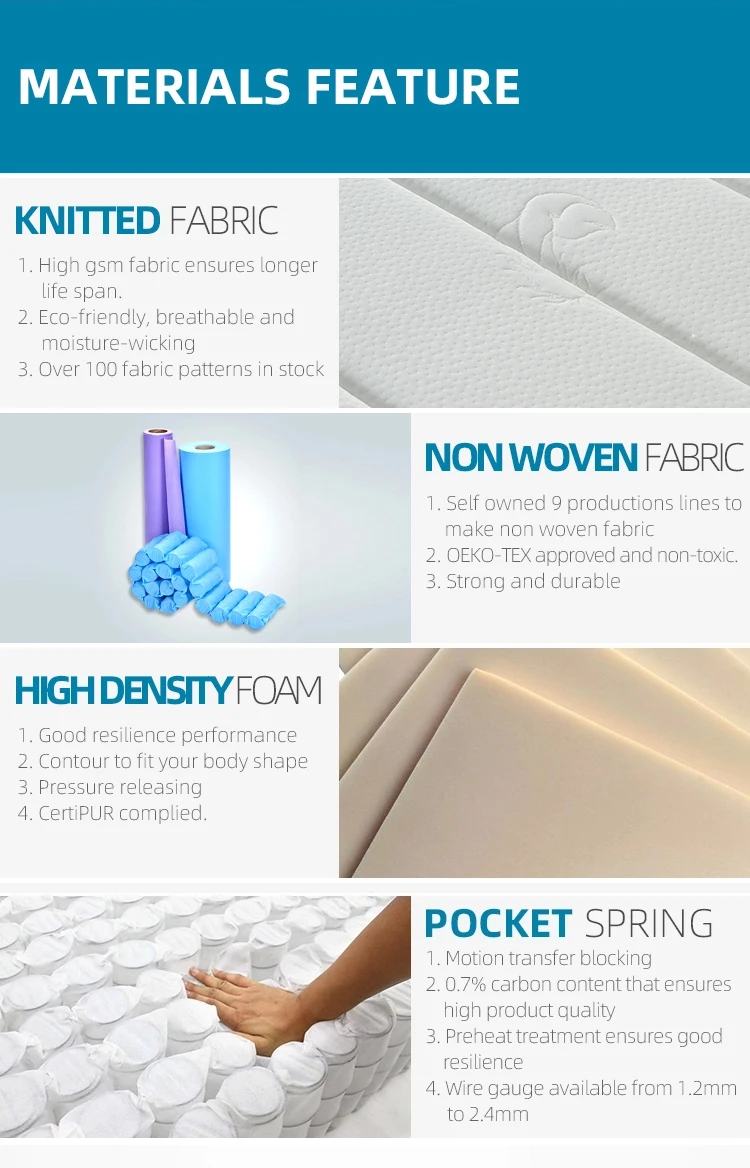 mattress roll up in a box for bed set mattress pocket spring bed rolling modern mattress