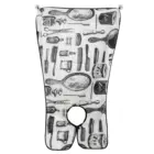 Cape Capes Salon Cape Kefei Beard Apron Waterproof Salon Cape Hairdresser Capes Printing Shaving Apron
