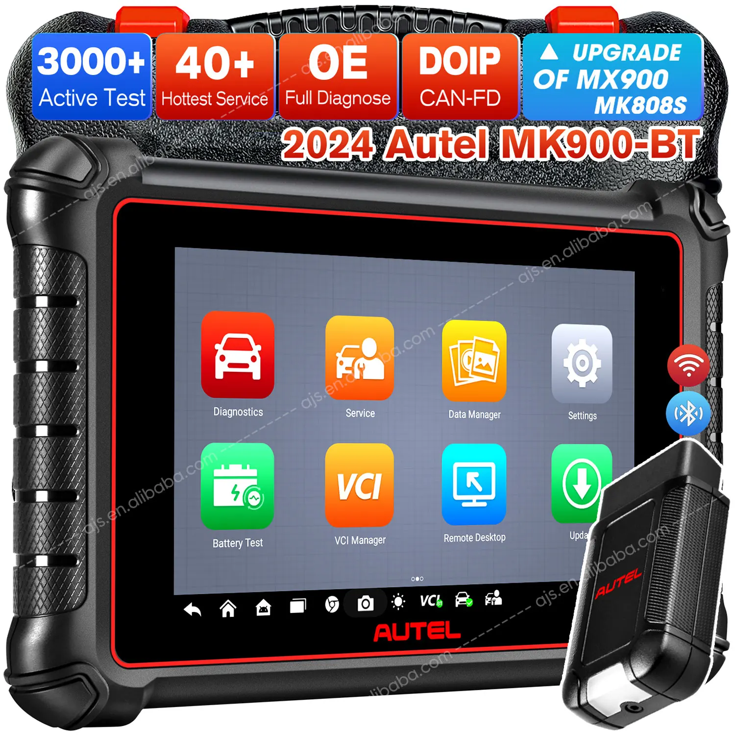 Autel MaxiCOM MK900BT Car Diagnostic Tool MK808 MK808BT PRO MK808 900