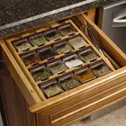 Box Wooden Seasoning Box For Pantryware Wood Salt Box With Lid Wooden Spice Box