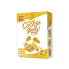 Sweet Factory Supply Butter Cookie Rolls 100g Small Egg Roll Moon Cakes Cookie Snacks Sweet Biscuits For Sale