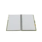 Leather Notebook Wholesale Custom Creative Notepad Custom Logo Hardcover Waterproof PU Leather Diary Gift Coil Notebook
