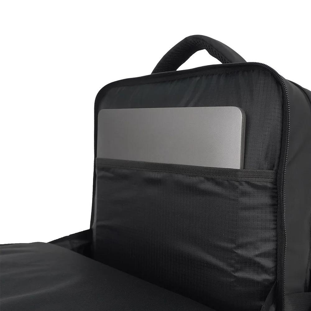 product fashionable slim wheeled laptop backpack with usb port new design waterproof business bag zipper closure-8