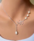 Pearl Pendant Necklace With Fashion Pearl Pendant Necklace For Women With Short Collarbone Chain