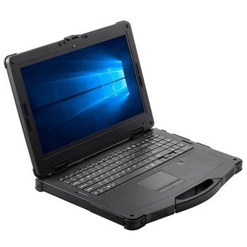 15.6inch i7 8th generation rugged industrial laptop computer 256GB SSD rugged notebook with pluggable battery