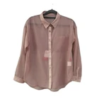 Pink Promotional Top Quality Top Elegant Ladies Woman Pink Shirt Blouses