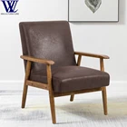 Chair Armchair Accent Chair Frame Wood Solid Wood Style Living Room Modern Furniture