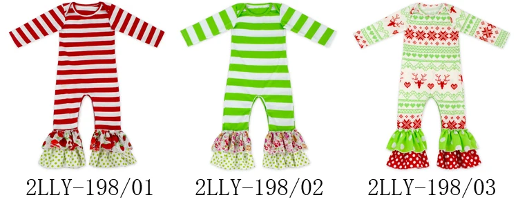 Customized Design Striped Baby Romper Monogram Mardi Gras Romper Outfit For Baby Toddler Girls