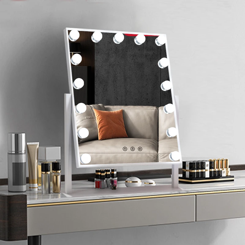 biologie Antagonist Blauwe plek Metal Frame Dressing Table Standing Touch Screen Hollywood Spiegel Espejo  Led Lighted Vanity Makeup Mirror With Touchscreen - Buy Touch Screen  Maquillaje Makup Led Hollywood Vanity Makeup Mirror With Lights,Tabletop  Dressing Make