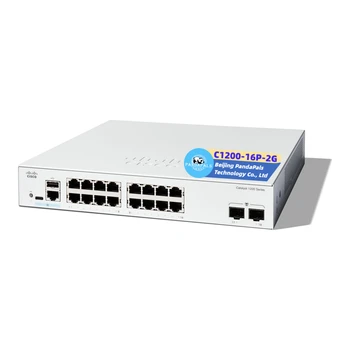 Original new Ciscos 16 port switches poe ethernet gigabit C1200-16T-2G C1200-16P-2G