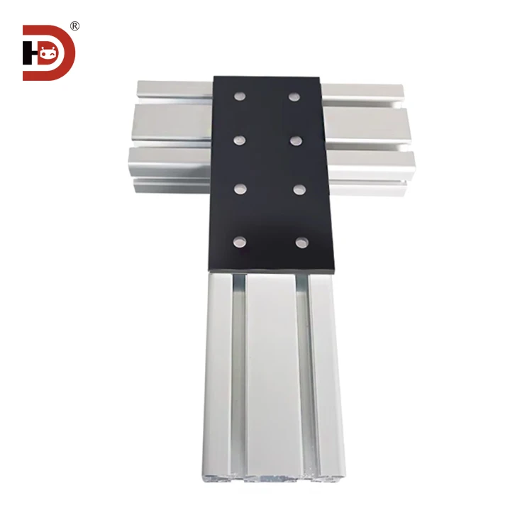 2020 Vertical Connection Plate 2/4/6/8-Hole 4040 Aluminum Profile Reinforcement Connection Fastener supplier