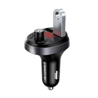 Car Fm Transmitter USAMS Car Wireless FM Transmitter Handsfree MP3 Player U Disk USB Car Charger For Smart Phone