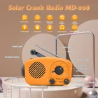 Mp3 Radio With Mp3 OEM 2000mAh Dynamo Hand Crank Flashlight Pocket Radio With Mp3 Speaker