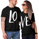 Valentine Valentine Day Custom Printed 100% Cotton Short Sleeve Couple T Shirts For Love