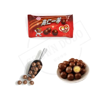 Bulk sale mylikes ball shaped candy biscuit chocolate pack in single bag candy sweet mylike chocolate biscuits for sale