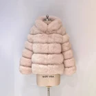 Fur Coats Woman Women Women Fur Coat Factory Wholesaler Winter Luxury Jacket 2021 Warm Hood Fur Coats For Woman