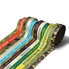 Nylon Strap Custom Logo RPET Recycled Polyester Neck Bias Tape Screen Printing Jacquard Nylon Webbing Strap