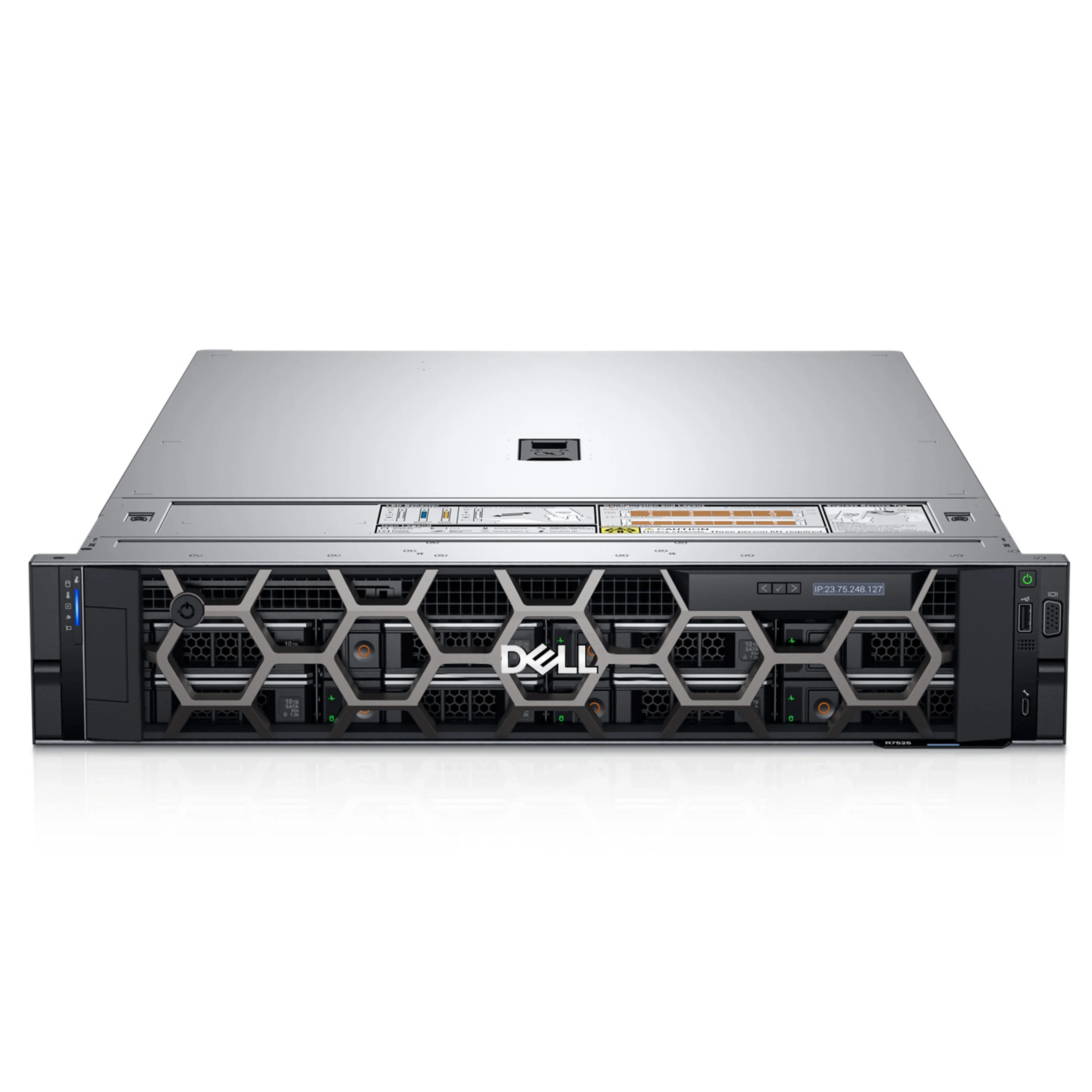 Low Price and Used Dell PowerEdge R7525 Rack Servers 2U Rack Server Support Two 3rd Gen Processors in Good Condition