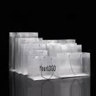 Hand Bag Customized LOGO Transparent Plastic Pvc Hand Bag Pvc Mini Bag PVC