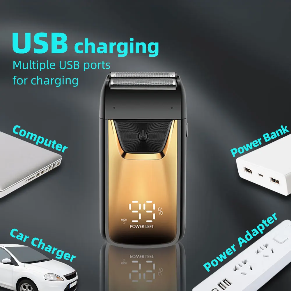 Divine Reciprocating Electric Shaver for Household Use Specialized Hair Whitening Device for Self Shaving and Head Shaving supplier