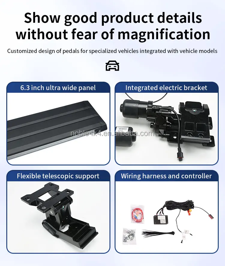 New Style Pickup 4x4 Aluminum Six Bracket Powered Steps for Chevrolet SILVERADO 2500 Side Step Board Auto Parts 2019 - 2023 supplier