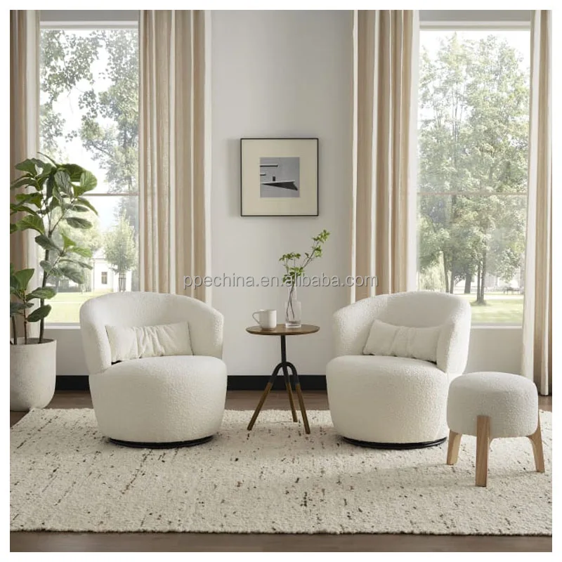 Wholesale indoor sofa set furniture customization living room swivel chair best-selling living room sofas