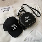 Handbags Ladies New Trend Hot Sale Shoulder Luxury Purse And Hat Set Bags Brand Women Tote Handbags Ladies