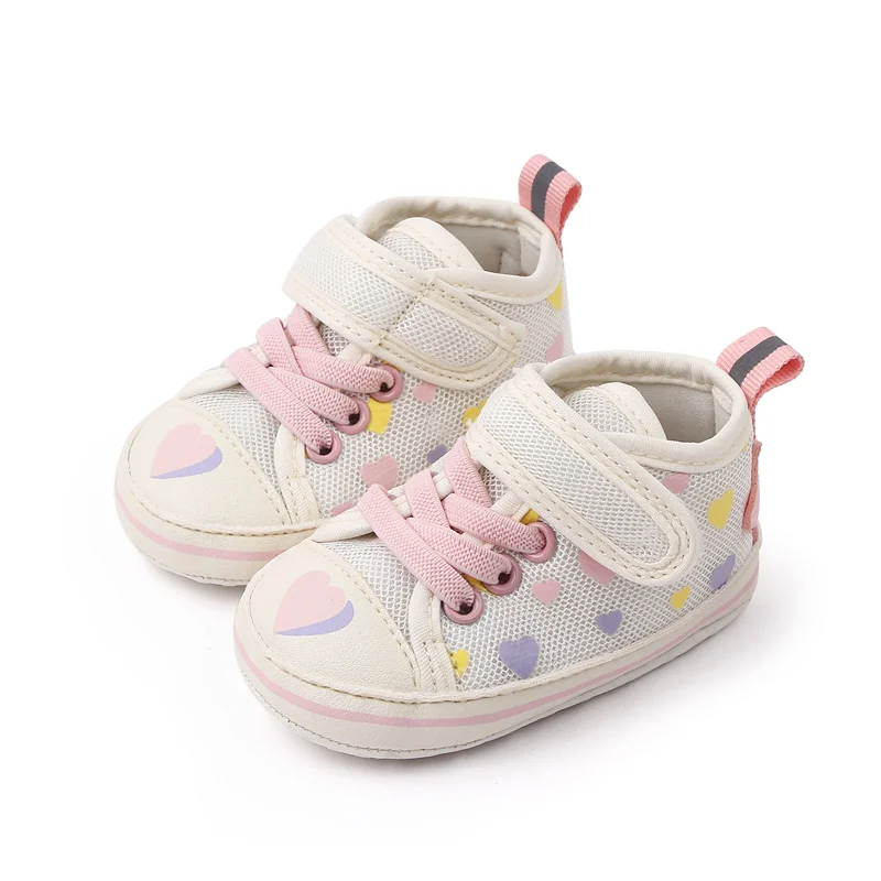 0-12 months infants shoes Indoor soft soled non-slip toddler shoes Breathable mesh top baby shoes manufacture