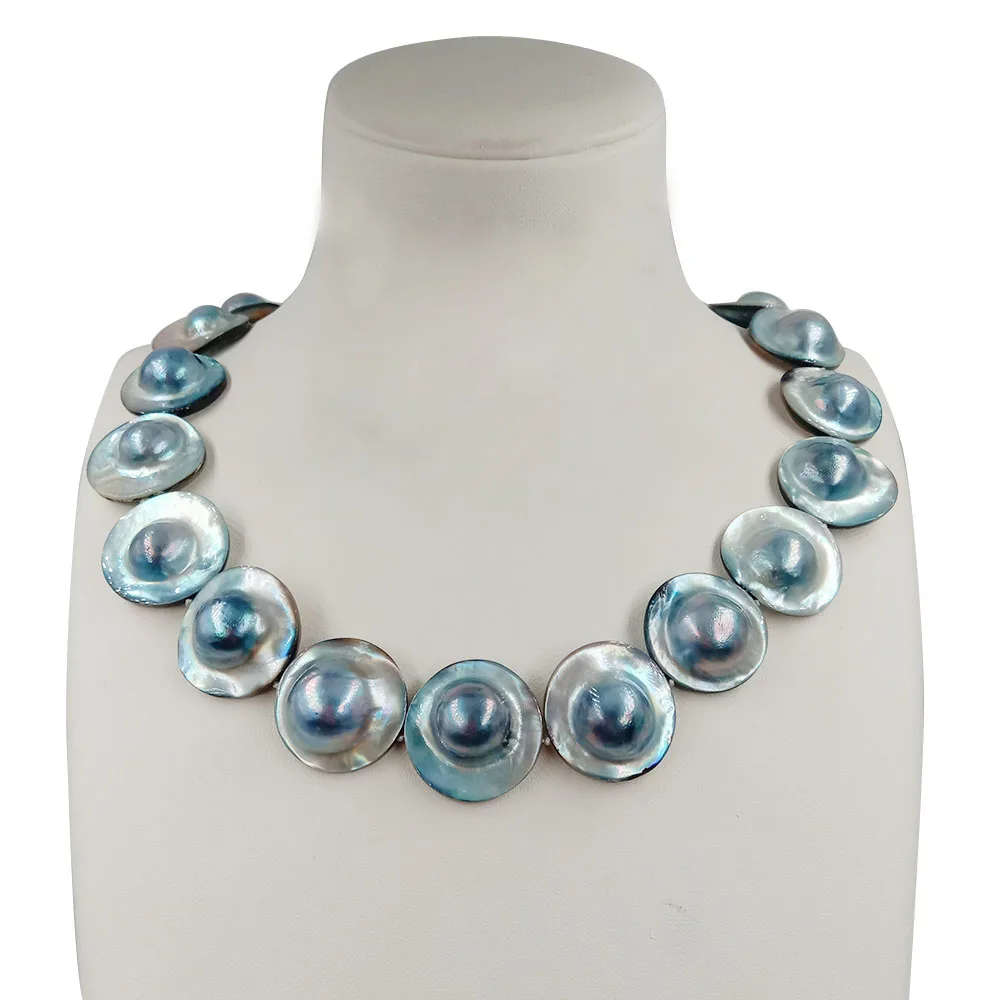 50 Cm Big Hat Shape Baroque Mabe Pearl 