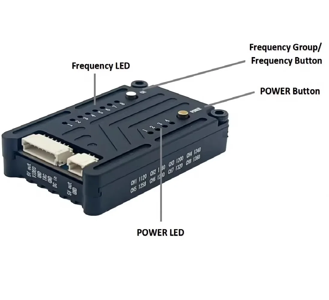 FPV 1.2G 2W 1.3G 2.5W VTX Video Transmission Transmitter 8CH Frequency Point Long-distance FPV H3db77b0223794c019a241a07193cc134K