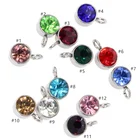 Charm Hot Selling New Style 12 Months Rhinestone Birthstone Charm DIY Dangle Charm