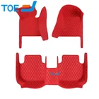 Red Car Mats Mat Red Car Mat Diamond Stitched Red Leather Car Mats Anti Slip Floor Mat For Car