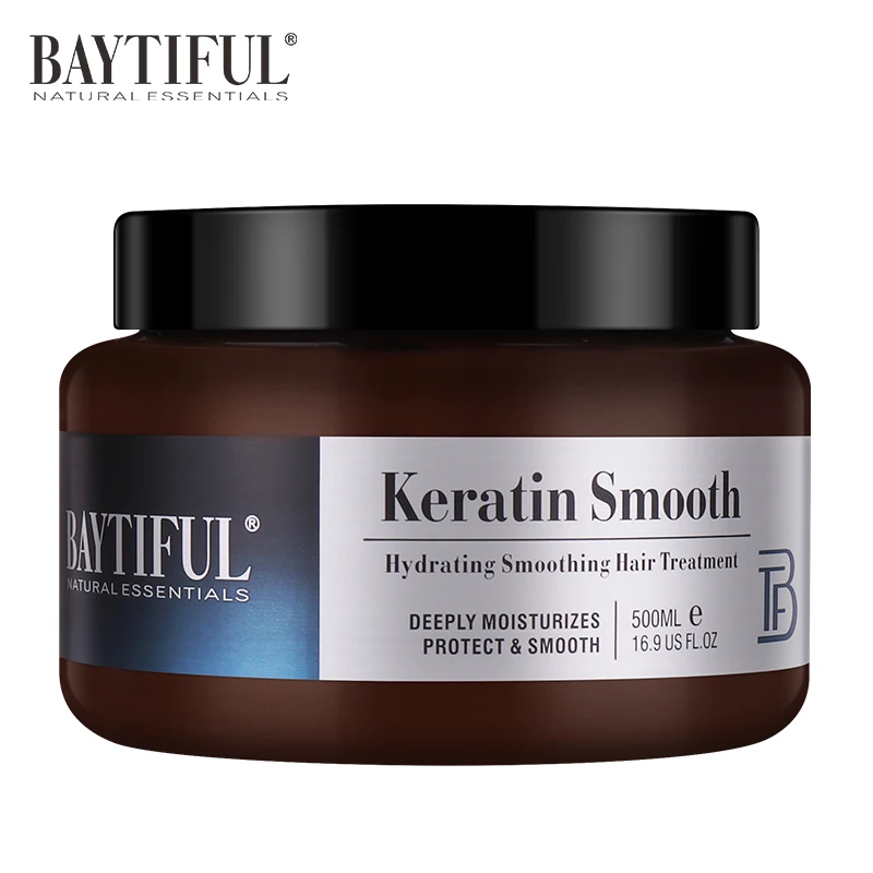 Baytiful Keratin Collagen Argan Oil Treatment 500ML Hodm Smooth Repair Hair Mask For Salon