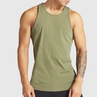 Gym Active Wear Custom Short Sleeveless Tank Yoga Tops T Shirt Sleeveless For Men