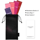 Simplify Resistance Loop min Exercise Bands with Carry Bag Set of 5 for exercise/hip/fitness/yoga/gym