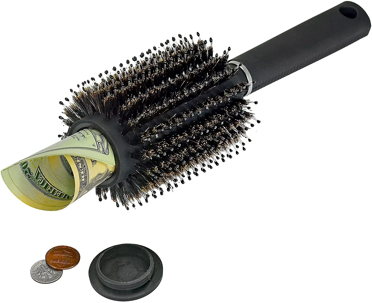 Money Jewelry Hider Diversion Safe Hidden Secret Box Real Quality Hair Brush 
