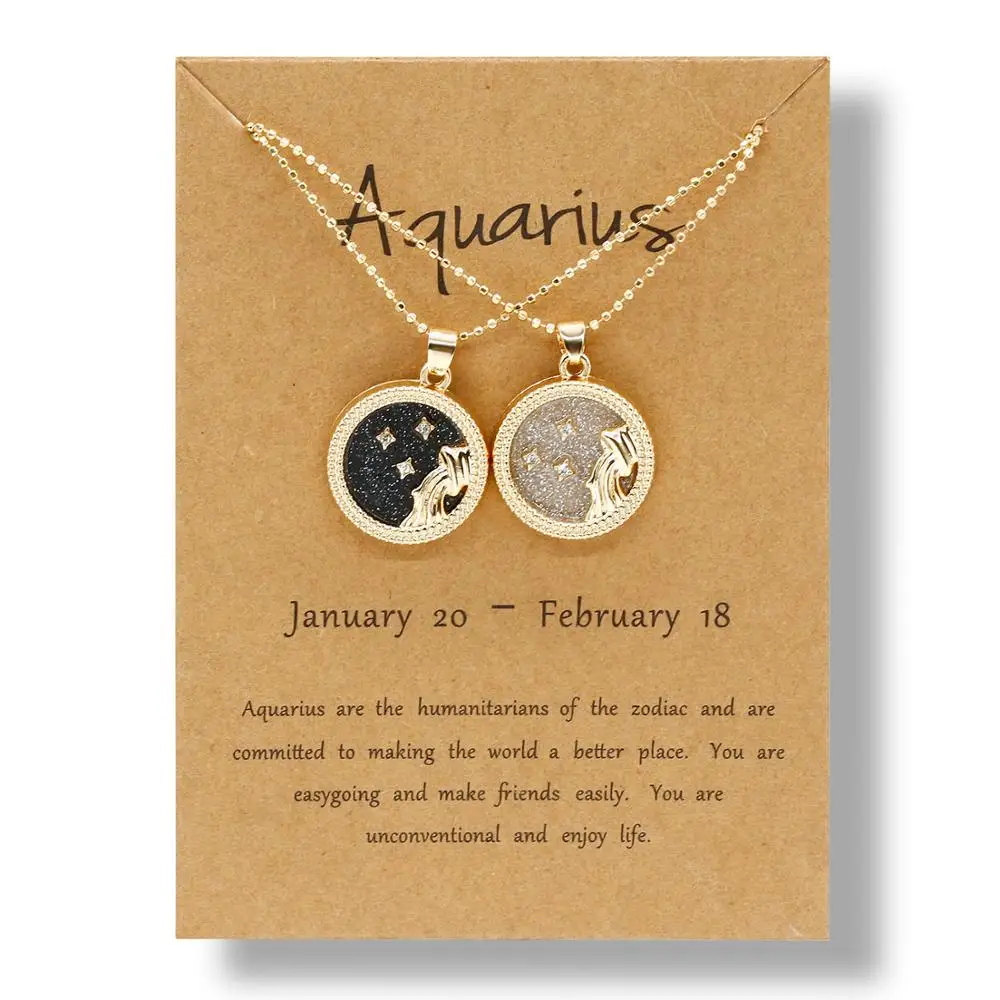 Buy 12 Zodiac Necklace,Zodiac Sign 