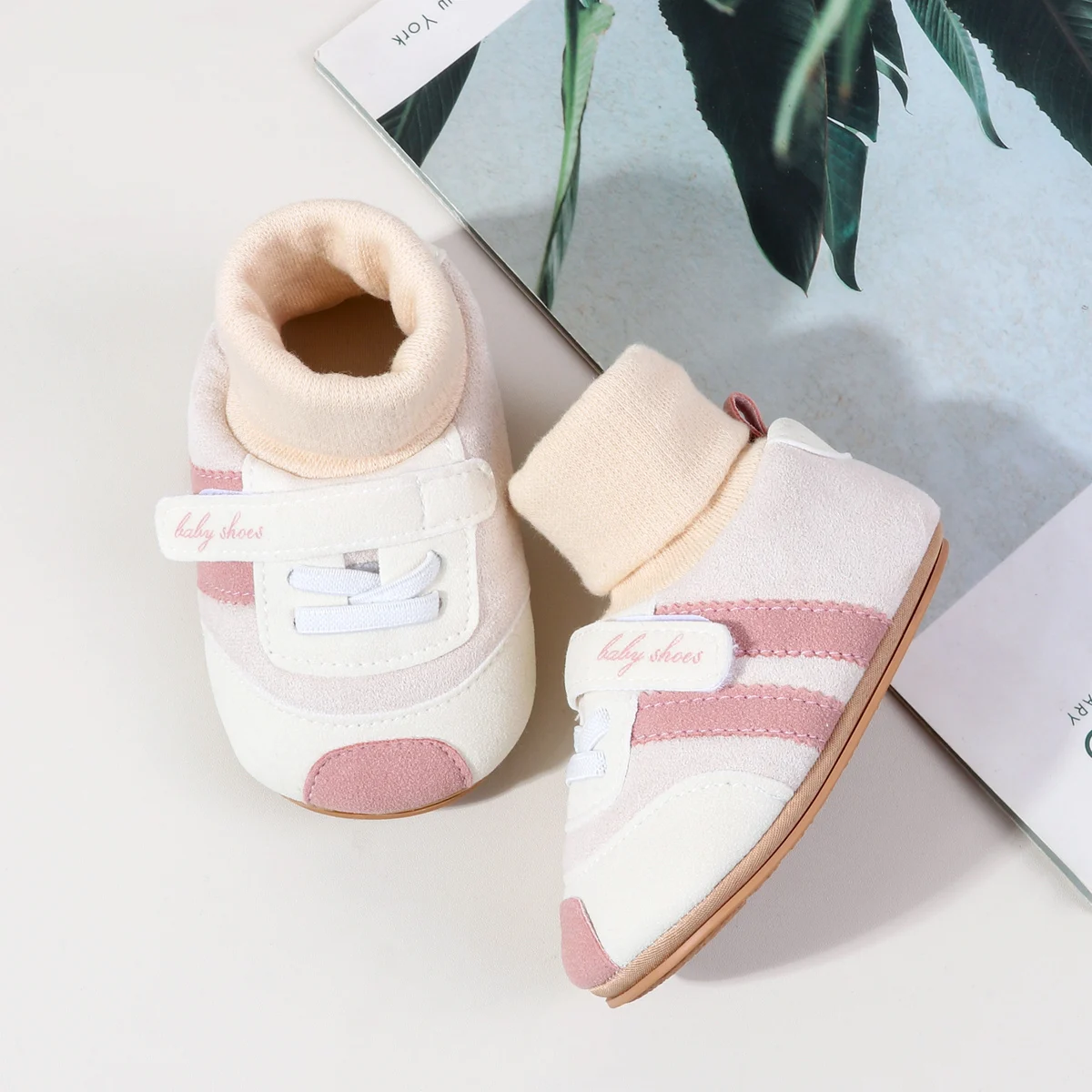 Wholesale Anti-slip Slip-on Winter Socks Baby Boys Girls Shoes supplier
