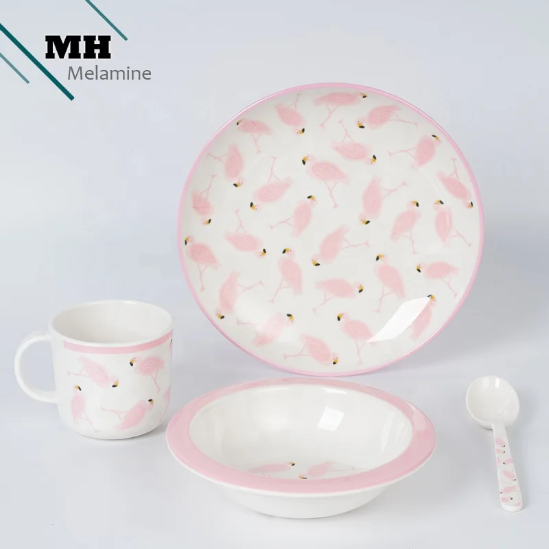 Pass-vajilla De Melamina Para Niños,Juego De Vajilla De Alta  Calidad,Flamenco,Eu2020/1245 - Buy Conjunto De Melamina De Cena,Melamina  Platos Vajilla,De Melamina De Placas De La Cena Product on Alibaba.com