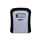 Safe Box Safe Wall Mounted Key Safe Box Outdoor 4 Digit Combination Key Storage Lock Box