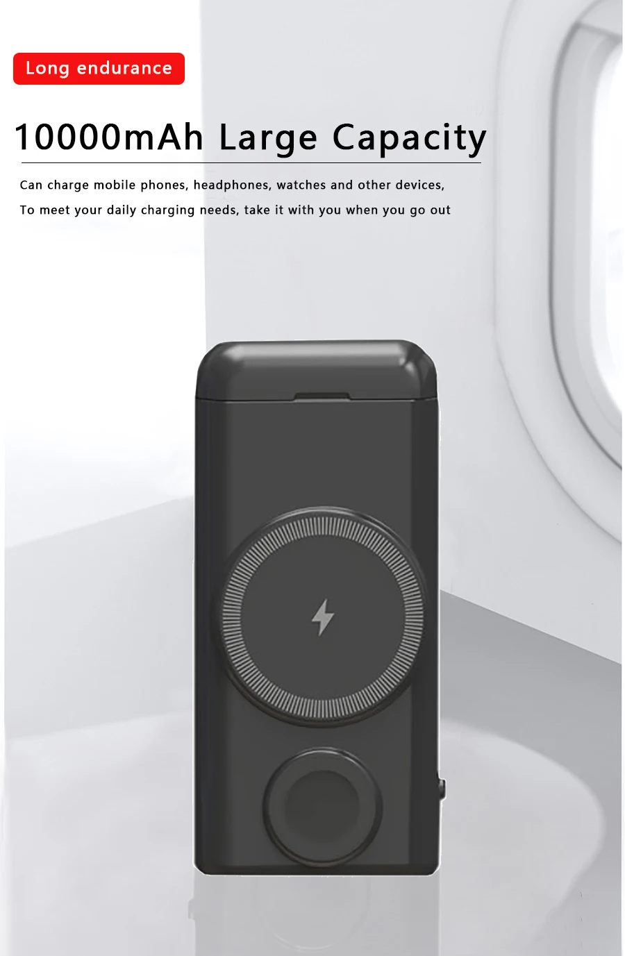 Mah Mini Powerbank Portable Wireless Charger Magnetic Fast