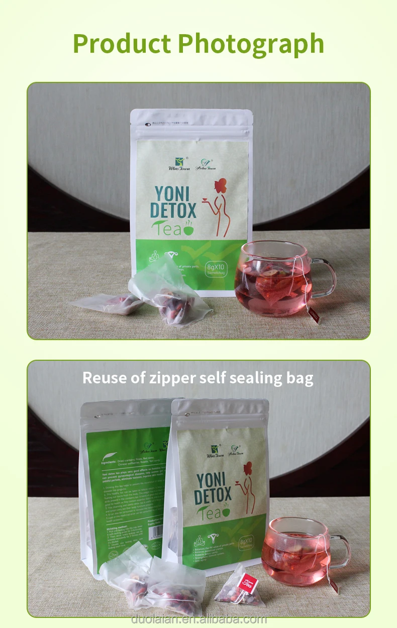 Yoni Detox Tea Feminine Vagina Steam Tea Herbs Vaginal Cleaning