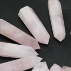 Gem Wholesale Natural Rose Tower Spire Aura Gem Healing Folk Crafts Crystal Point