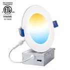 Round Amazon Best Selling Triac Dimmable 9w 4" 12w 6" 15w 6" Etl Led Slim Round Panel Light