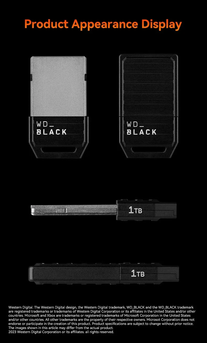SSD Western Digital BLACK C50 1TB 512GB 15 H3dd5c717445f4029ba0113d3db8f2b60e